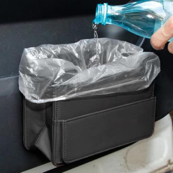 Car Seat Side Organizer / Backseat Organizer with Built-in Container - Foldable Storage Box (DB)