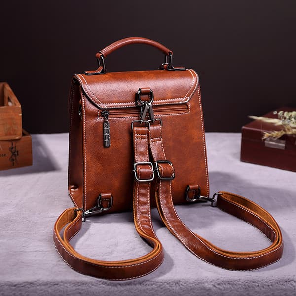 New Retro Style Large Capacity Handbag, Simple and Casual Versatile