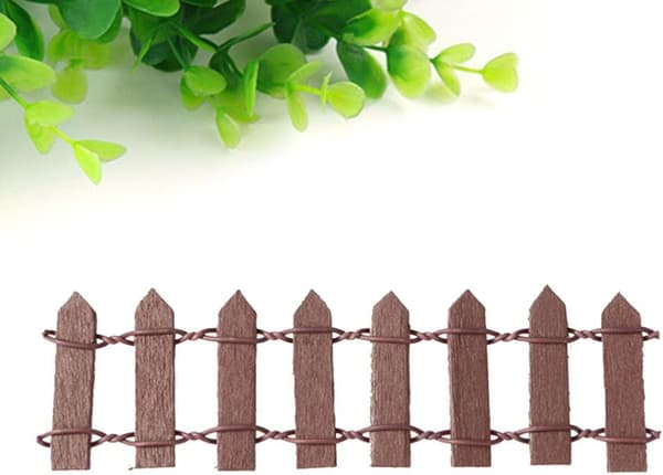 Miniatyr Fe Hagegjerde Ornament Tre Gjerde Picket Mi,ZQKLA