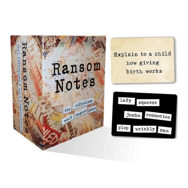 Ransom Notes - Det latterlige ordmagnet-festspil, 3+ spillere-FA-