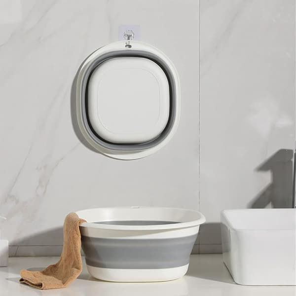 Portable Folding Washbasin Multifunctional Space-Saving Washbasin for Kitchen Travel Camping Hiking RV