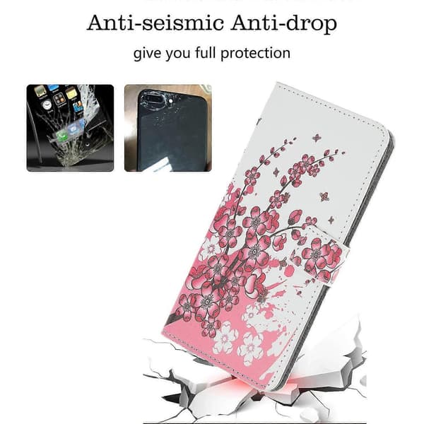 Mønstertrykt læderpungcover til iPhone 12 Mini