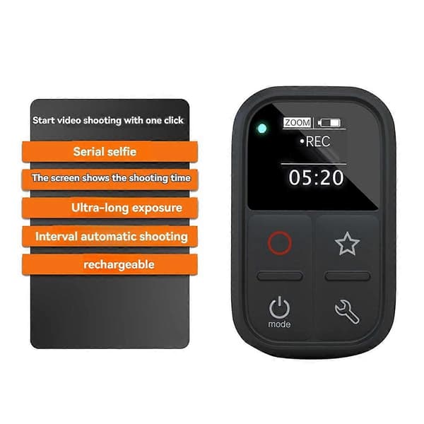 Wireless Remote Control with Screen for BR-E1 R5 R6 R7 R8 R50 R100 G7X3 G5 M50 M50M2 Camera