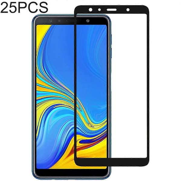 25 pcs Full Adhesive Full Coverage Tempered Glass Film Screen Protector for Galaxy A7 (2018) Not Specified Not Specified