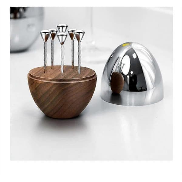 Luxury Stainless Steel Toothpick Holder, Decorative Toothpick