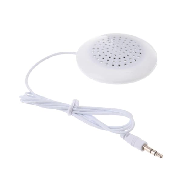 3,5 mm Portable Pillow Speaker Wired Mini Portable Speaker Mobile Phone Speaker Bedside Speaker Pillow Speaker for Sleep
