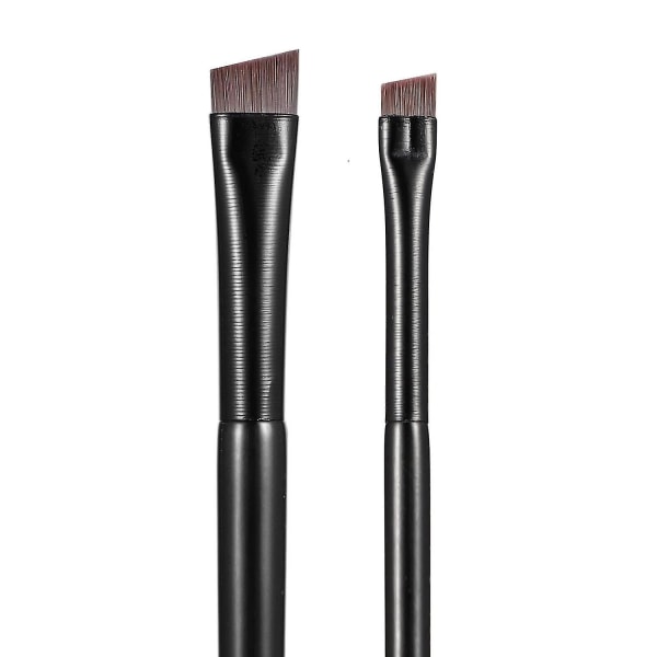 Fina vinklade eyelinerborstar, ultratunn lutande platt vinkel för skönhetskosmetiskt verktyg