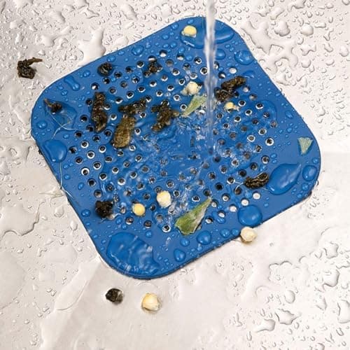 14x14cm 4-pack Silikon Avloppssil, Avloppssil, Badkar Hårfälla, Dusch Hårfälla, Köksbänk Avlopp
