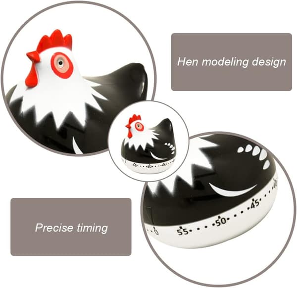 Animal Shaped Kitchen Timer Manual Cooking Timer 60 Minute Mechanical Timer Counter Suitable for Classroom Cooking Fitness
