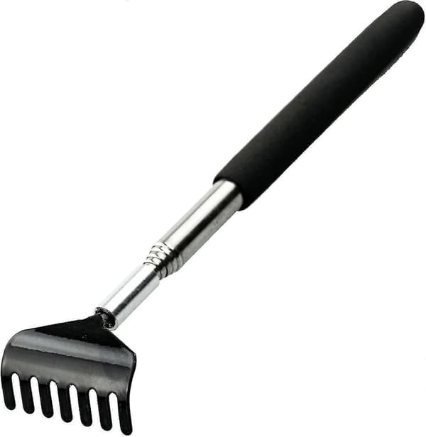 Back Scratcher, Stainless Steel Back Scratcher, Telescopic Itching Tool, Portable Extension