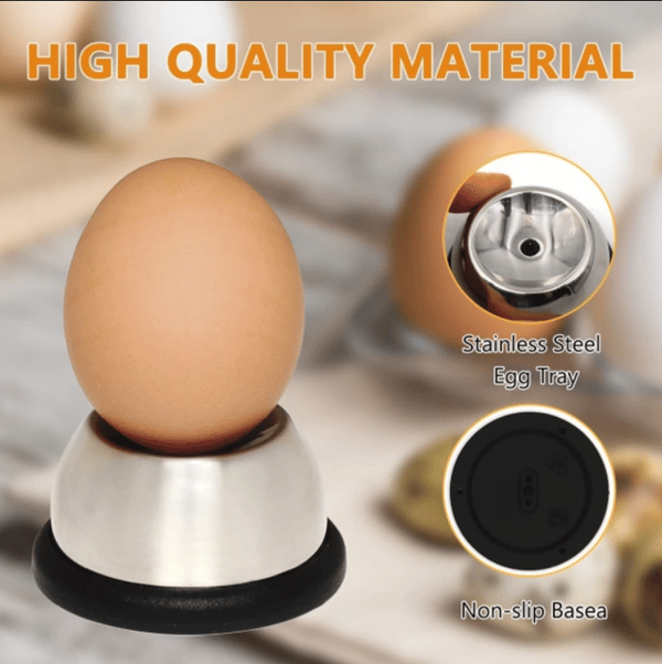 Stainless Steel Egg Piercer, Egg Hole Puncher for Boiled Eggs, Kitchen Gadget to Prevent Cracking, Handheld Egg Separator and Piercer