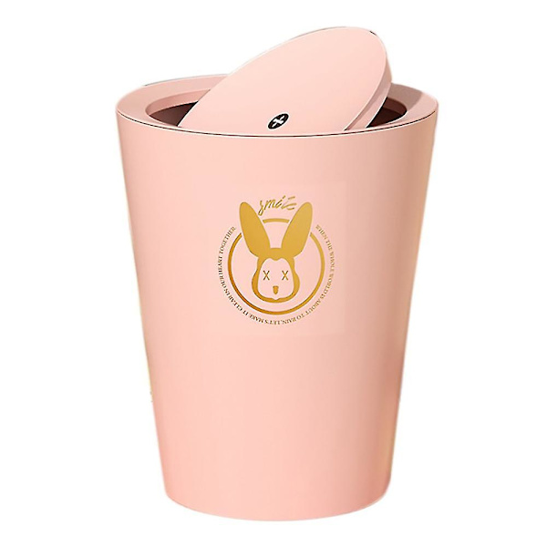 Skaklock Sopbehållare Hushåll Enkel Badrum Stor Vardagsrum (rosa)