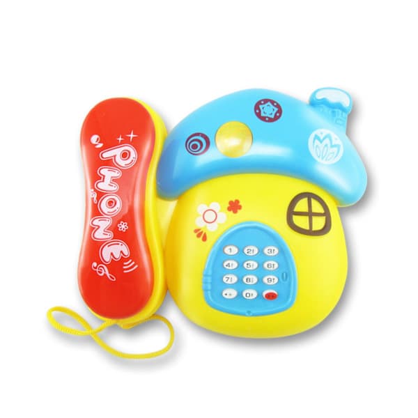 Funny Cartoon Music Pull Wire Phone Toy Educational Development Kids Christmas Gift