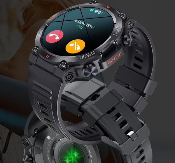 Smartwatch K56PRO Tri-proof Samtal Smartwatch Musik Väder 1.3