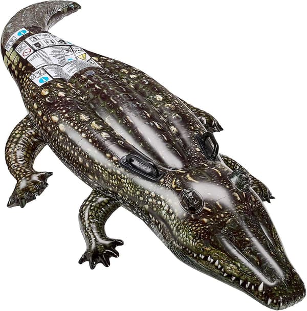 Ratsastava alligaattoripoiju