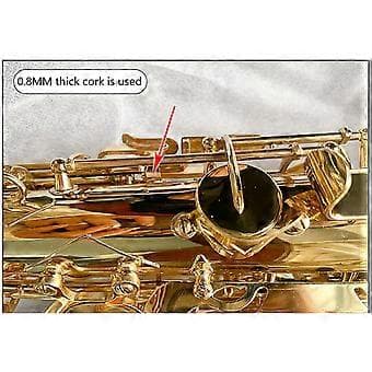 10-pakning Altos Saksofon Halskork Dempende Ark Musikkinstrument Blåseinstrument Tilbehør Saksofon Halskork