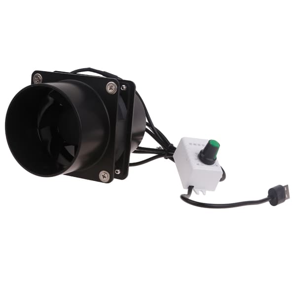 USB-justerbar hastigheds-lodderøgsuger ESD-røgsuger blæser rørkanal udstødningsventilator med 1/3/6M rørventilationsventilator