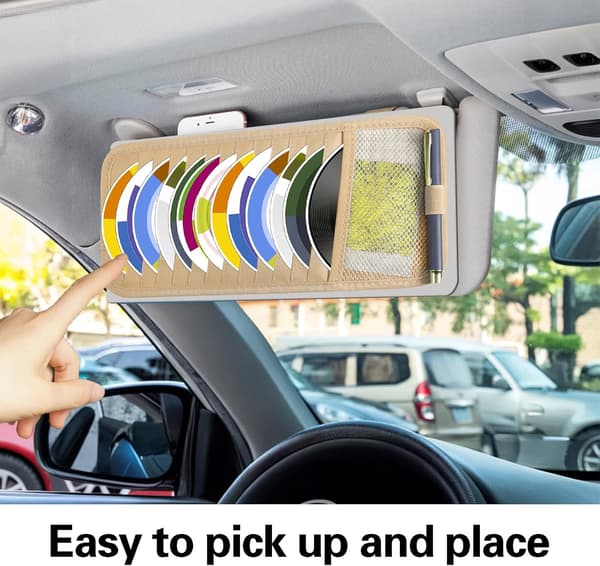 CD-etuiholder til bil, stor