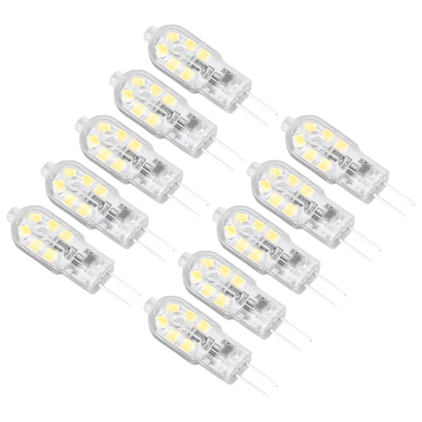 10-pack G4 LED Bulbs, Dimmable, High Brightness and CRI, Warm White [GKS]