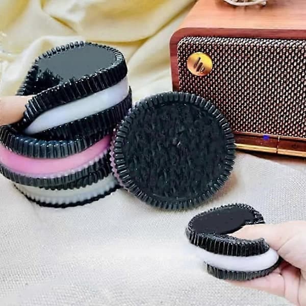 Stor Oreo Cookie Squishy Mochi Taba Stress Legetøj Gave Pink Oreo