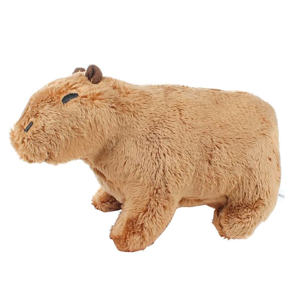 20 cm Plysj Cafe Capybara Leketøy Myk Kosedyr Sofadekor Barn Bursdagsgave