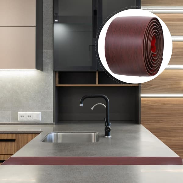 Self-adhesive PVC Floor Threshold Strip Transition Strips for Doorways Prevents Oil from Flowing into Gaps Suitable