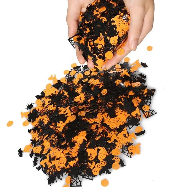 Halloween Konfetti Spøkelse Gresskar Flaggermus Heks Edderkopp 100g 100g