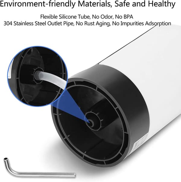 Vannflaskepumpe USB-lading Vannflaskedispenser Automatisk drikkevannspumpedispenser