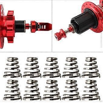 10 Pcs Bicycle Wheel Spring Bike Quick Release Skewer Spring Bicycle Wheel Skewer Spring Bicycle Wheel Quick Release Spring
