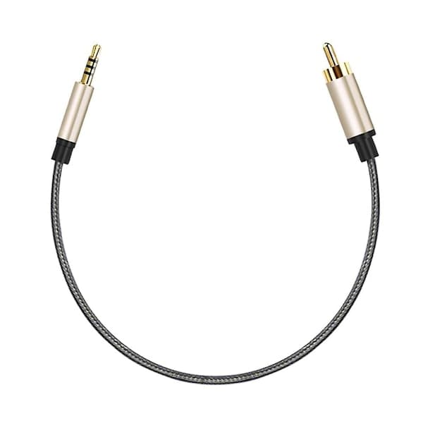 3,5 mm til hann RCA Audio Stereo Adapter Koaksialkabel, Gullbelagt Kontakt 2m 2m 2m