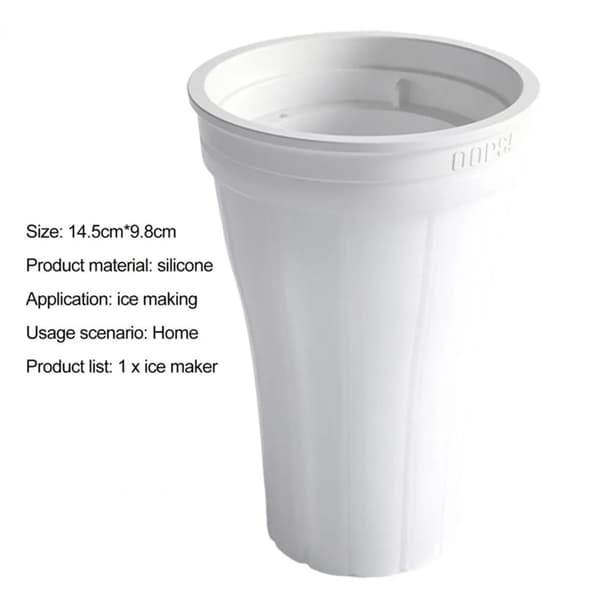 Squeeze Cup Maker, Slush Smoothie Cup, Slushy Maker Cup, Magic Quick Frozen Sundae, Ice Shake Cup, Bærbar Hjemmelavet Smoothie Kop (Gul)