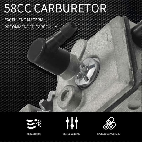 Chainsaw Carburetor Compatible Garden Chainsaw 45Cc/52Cc/58Cc Garden Tool