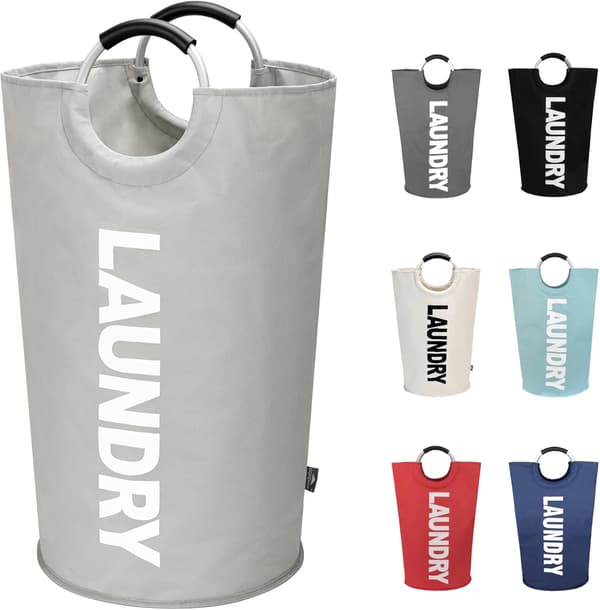 Laundry Basket - Foldable Laundry Hamper - Storage Baskets - Camping Laundry Basket - Large Laundry Basket 115L - Foldable Laundry Bag - Indepen...