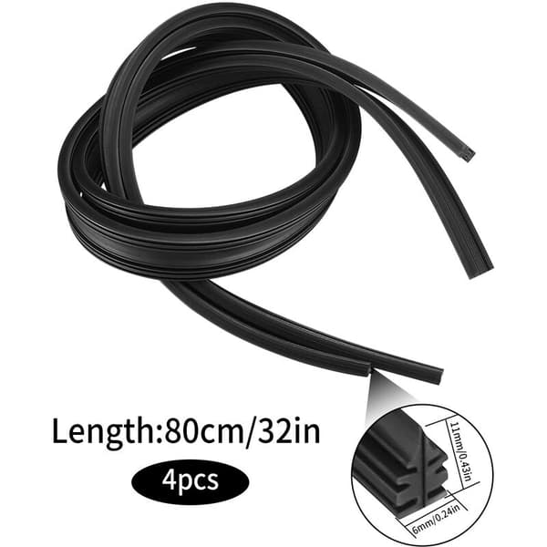 st Rubber Replacement Wiper Blade, 800mm Universal Windshield Wiper Blade, Replacement Rubber