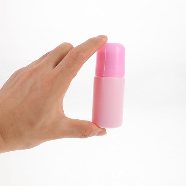 20 st 50 ml roll-on-flaskor Tom parfym med rosa kork för vätskeförvaring och resebruk