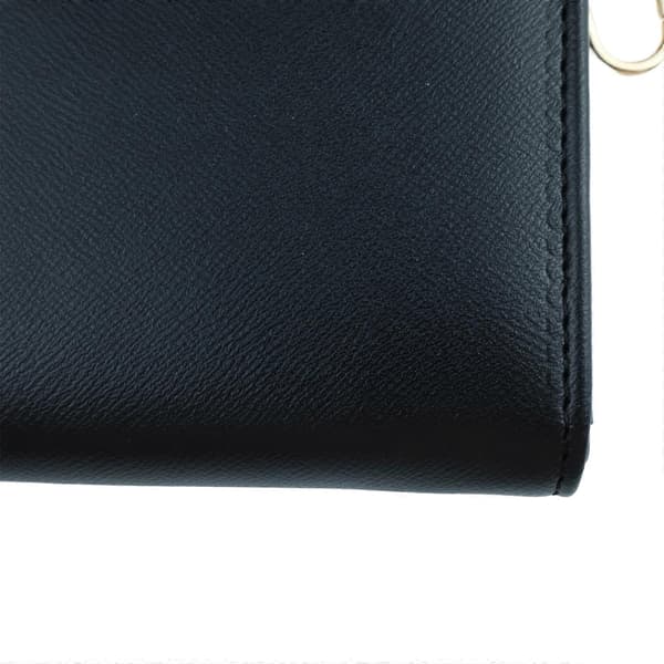 1 stk kort dame 30% rabatt liten lommebok - svart{f2}