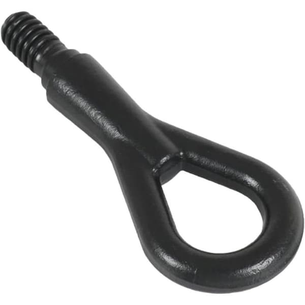 Tow Hook - 1 Piece - Black Metal - Direct Replacement - BMW Mini Smart - Compatible with E36 E46 R50 450