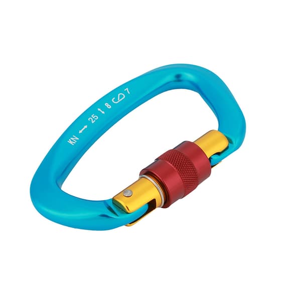 XINDA D Shape Safety Lock Connection Climbing Protection Accessory (Blue)