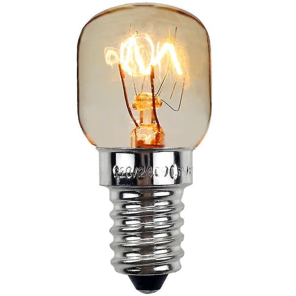 Premium jääkaappi-/pakastinlamppu E14 kierre 25W 240V volframi. (2 kpl)