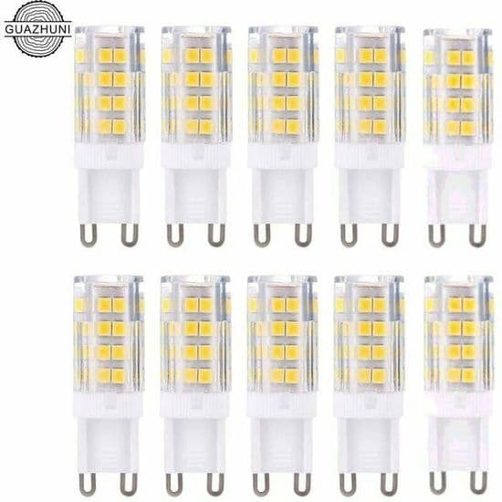 G9 5W 3000K LED-lampor, 420 lumen, ej dimbara, motsvarar 40W halogen, 10-pack YYV