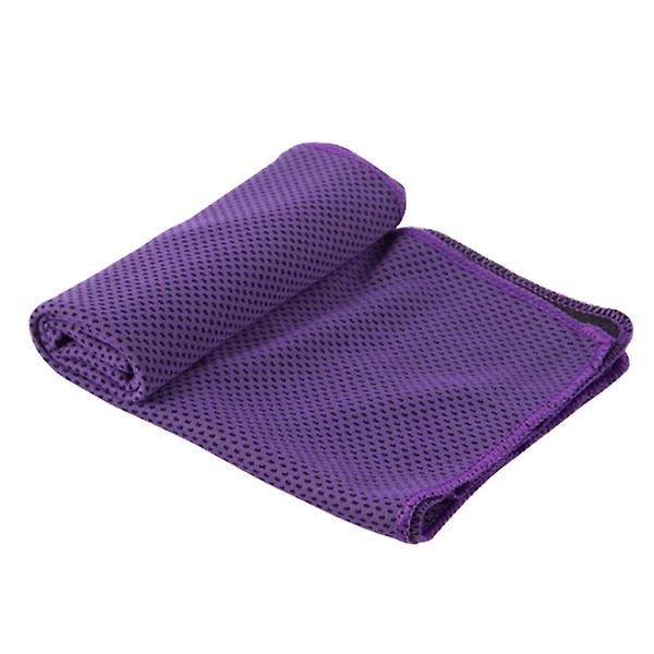 Korean Washcloth Cold Towel Fast Drying Towels Workout Towel Rapid Drying TowelPurple