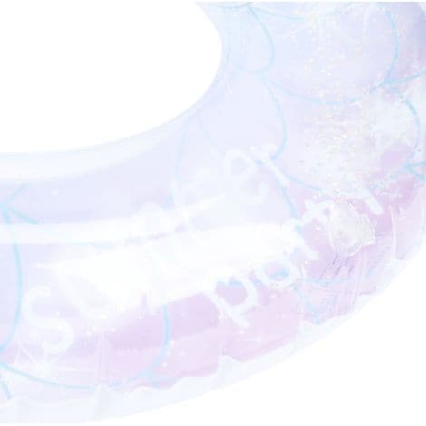 229 cm (90 inch) PVC Pool Float with Glitter and Starry Sky Design. Colorful Summer Float.