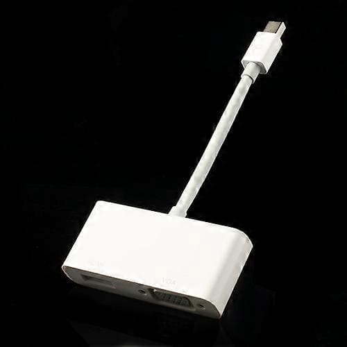 2-i-1 Mini DisplayPort til HDMI & VGA Adapterkabel til Apple MacBook Pro Air