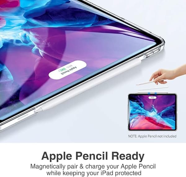 ESR Beskyttende Deksel til iPad Pro 12.9 2020/2018, TPU Bakside, Slank