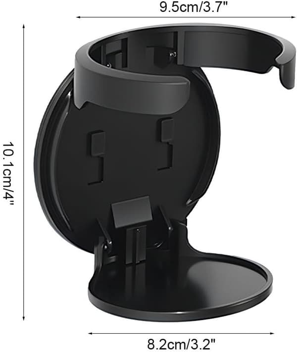 2-pack Wall Mounted Drink Holder - Self-Adhesive Foldable Cup Holder for Car, Truck, Boat, and Home Office, Space-Saving Organizer