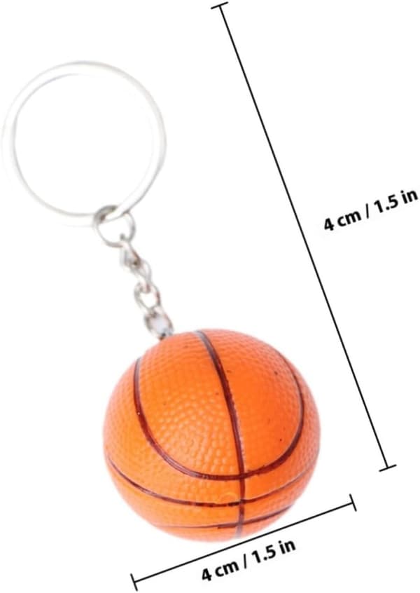 20 kpl Mini PU Koripallo Avaimenperä Luova Matkamuisto Riipus