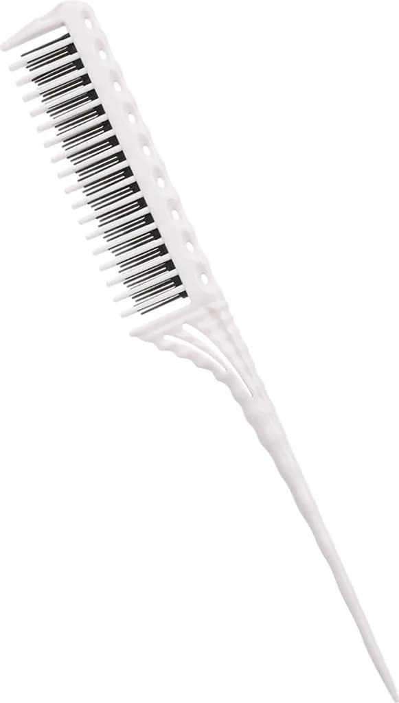 3-row teasing comb, detangling brush, rat tail comb, adds volume, backcombing, hairdressing combs