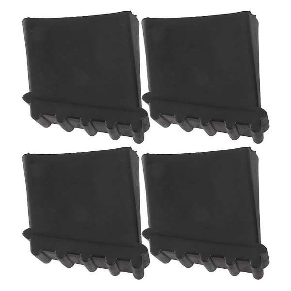 4 kpl Taitettavat Tukijalat Jyrkkä Tikkaat Jalkapehmusteet Teleskooppitikkaiden Jalat Tikkaiden Jalat Jalkapehmusteet Tikkaiden Jalat Jalkapehmusteet Musta 5x5cm Black 5x5cm