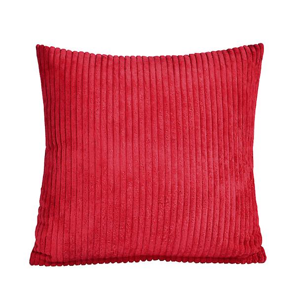 Mørkeblå Corduroy Pudebetræk Kastepudebetræk Firkantet Pudebetræk Til Kontor Sofa Bil Uden Red 43X43cm