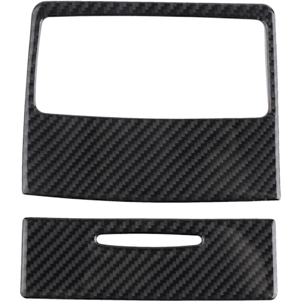 Bilstyling 3D-fiberdekal Interiör Bakre Luftventilationsram Skydd för - 3-serie E90 E92 E93 2005-2012